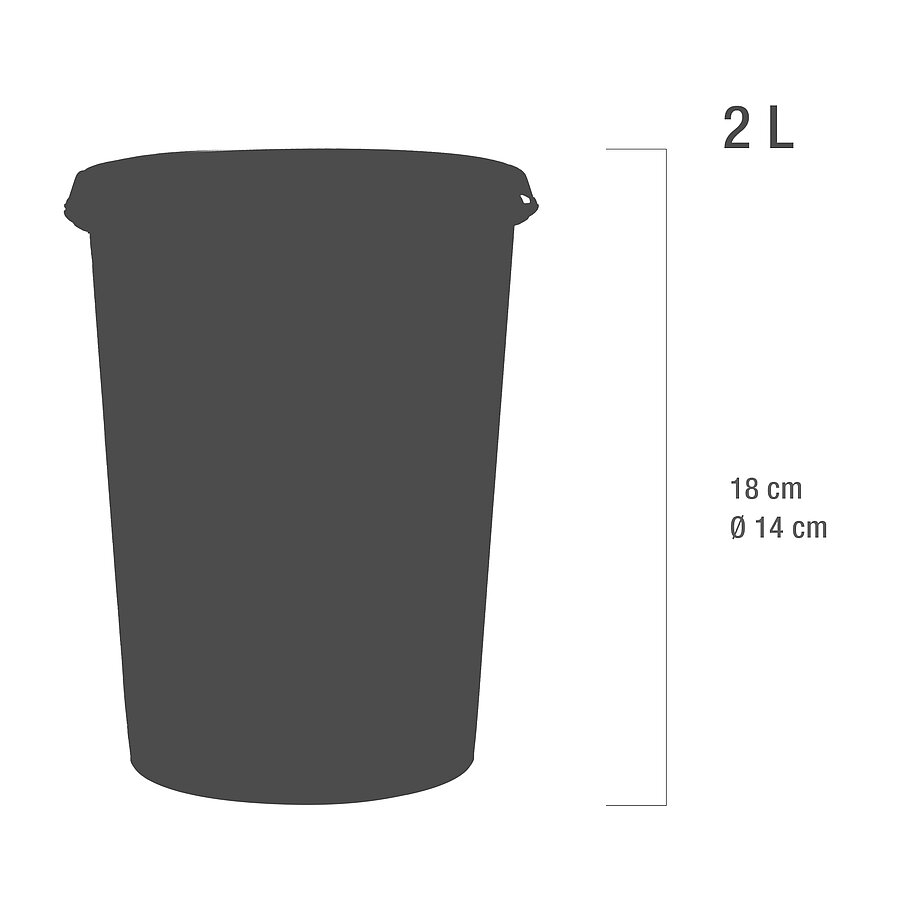 Collecteur d'aiguilles Eco-Line (2 Litres) - 1 pièce