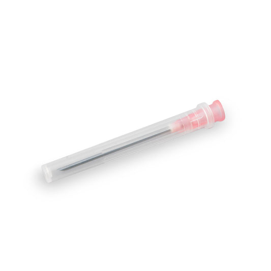 Aiguille d'injection Dispovet (18G, 1,2 x 38 mm, Rose) - 100 pièces