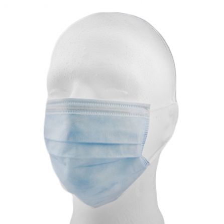 Medline Face Mask with Elastic Ear Loops - 50 Count