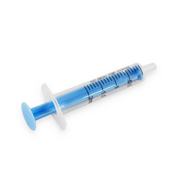 2-delige spuit (2ML) 100 stuks | Teqler