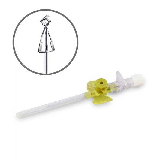 Infuusnaald Vasofix Safety (24G, 0,7 x 19mm, geel) 50 stuks | Bbraun