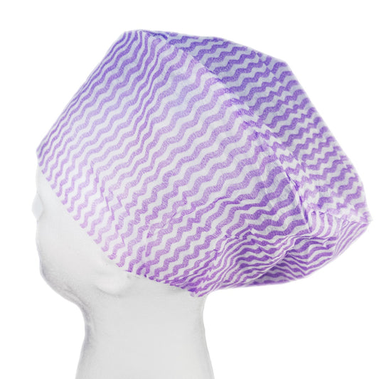 Medline Surgical Cap (Purple) - 100 pieces